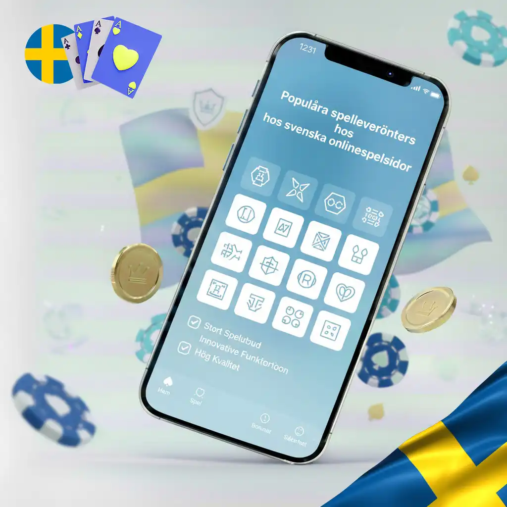 Översikt av populära spelleverantörers logotyper